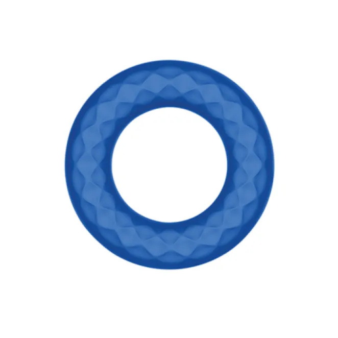 Silicone Vibrating Cock Ring Blue