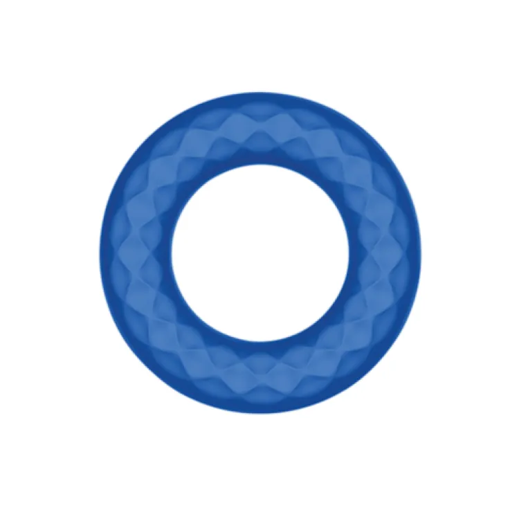 Silicone Vibrating Cock Ring Blue Silicone Vibrating Cock Ring Blue