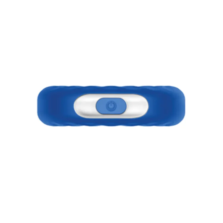 Silicone Vibrating Cock Ring Blue Silicone Vibrating Cock Ring Blue
