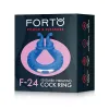 Forto F-24 Textured Vibrating Cockring Black Forto F-24 Textured Vibrating Cockring Black