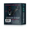 Forto F-48 Perineum Vibrating Double Cockring Black Forto F-48 Perineum Vibrating Double Cockring Black