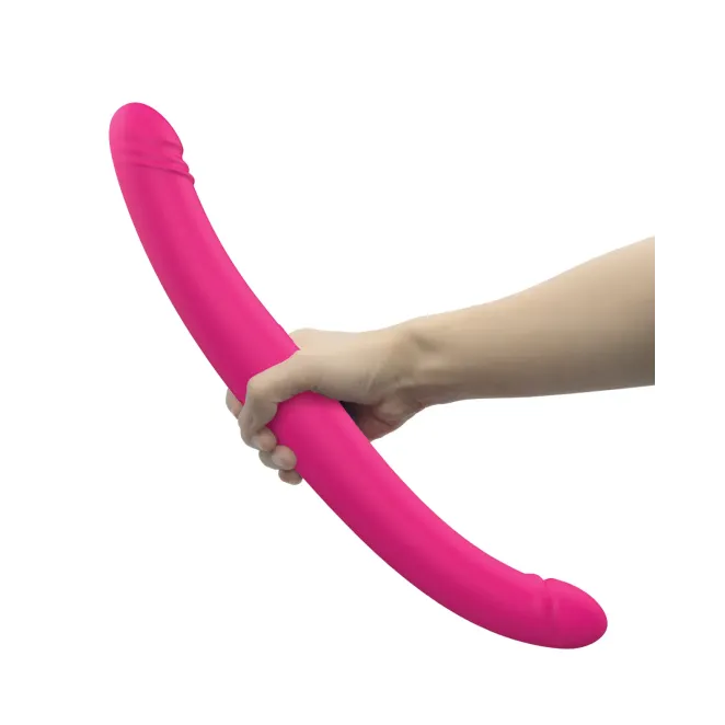 17 Inch Dorcel Orgasmic Double Thrusting & Vibrating Double Dildo Pink