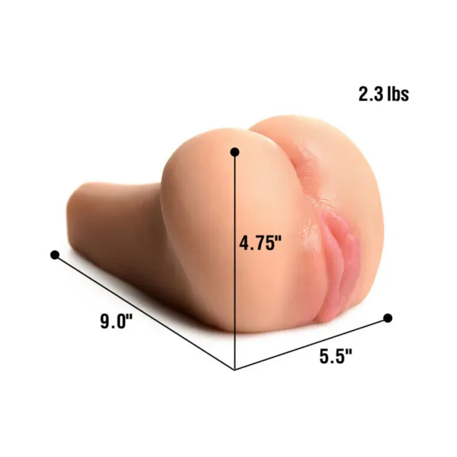 Juicy Maddie Dual Entry Pocket Pussy Masturbator Light