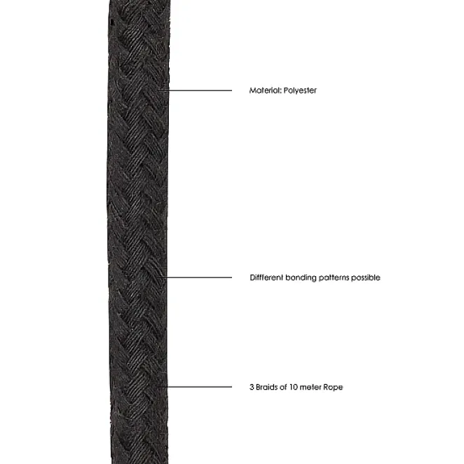 Ouch! Japanese Rope 33 ft. Black