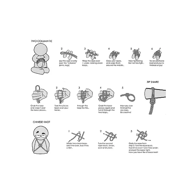 Ouch! Japanese Rope 33 ft. Black