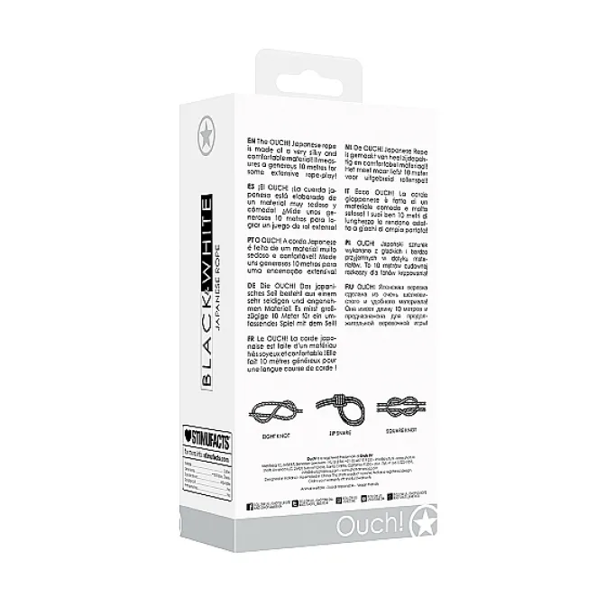 Ouch! Japanese Rope 33 ft. Black