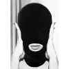 Ouch! Submission Mask with Open Mouth Black Ouch! Submission Mask with Open Mouth Black