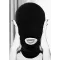 Ouch! Submission Mask with Open Mouth Black