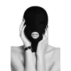 Ouch! Submission Mask with Open Mouth Black Ouch! Submission Mask with Open Mouth Black