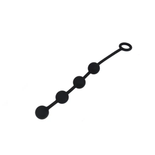 Nexus EXCITE Silicone Anal Beads Black - Medium