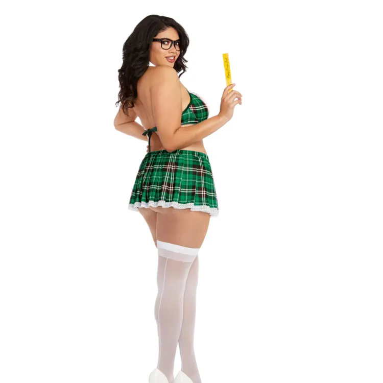 Dreamgirl Green Plaid Schoolgirl-Themed Bedroom Costume Dreamgirl Green Plaid Schoolgirl-Themed Bedroom Costume