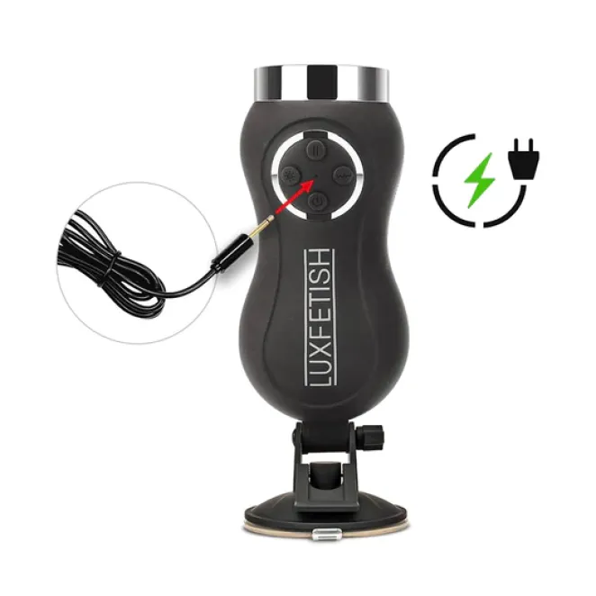 Lux Fetish Remote Control Thrusting Compact Sex Machine Set