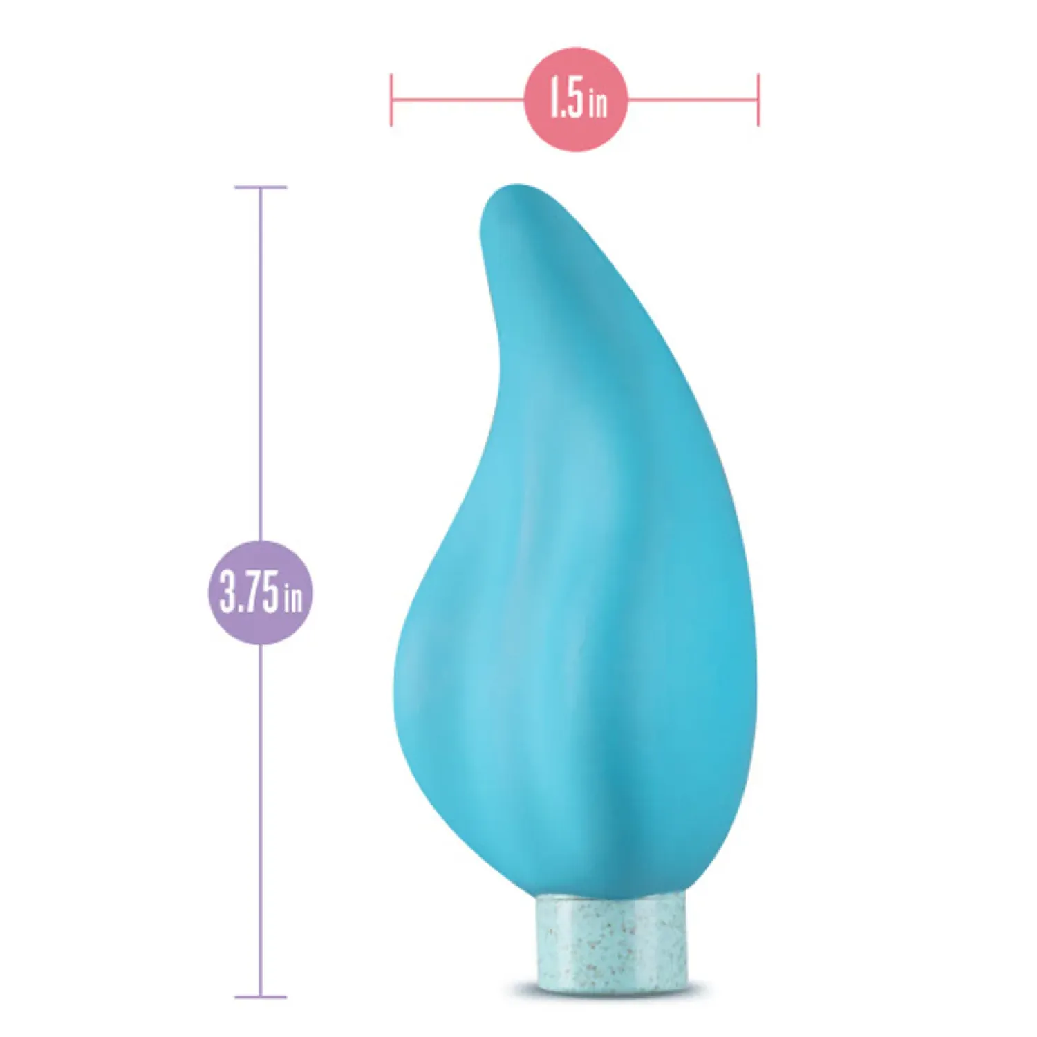 Gaia Eco Caress Bullet Vibrator & Sleeve Aqua
