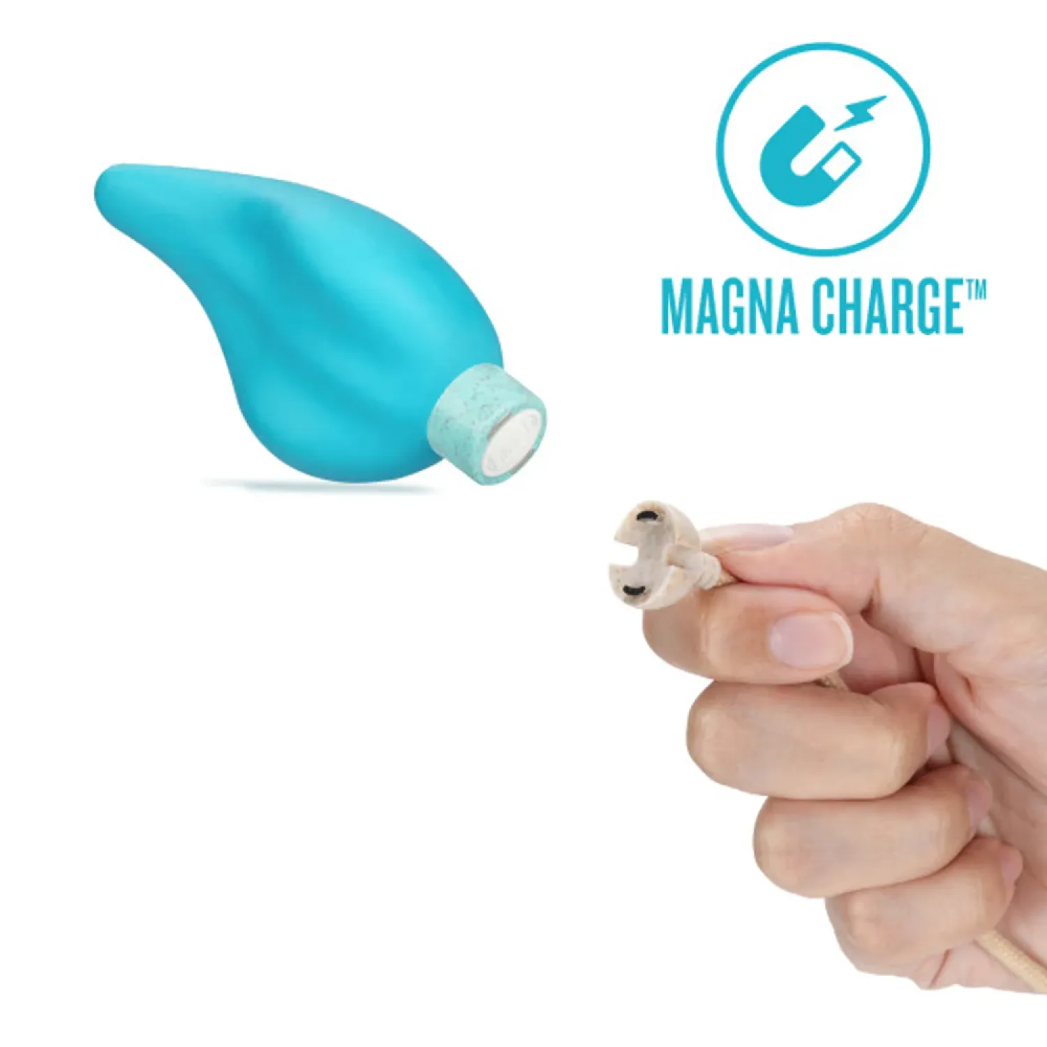 Gaia Eco Caress Bullet Vibrator & Sleeve Aqua