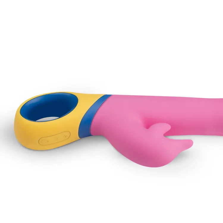 PMV20 Copy Dolphin Vibrator Silicone Pink PMV20 Copy Dolphin Vibrator Silicone Pink