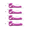 Strap-On-Me Multi Orgasm Bendable Strap-On with Remote Fuchsia S Strap-On-Me Multi Orgasm Bendable Strap-On with Remote Fuchsia S