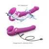 Strap-On-Me Multi Orgasm Bendable Strap-On with Remote Fuchsia S Strap-On-Me Multi Orgasm Bendable Strap-On with Remote Fuchsia S