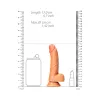 6 Inch RealRock Classic Realistic Dildo Tan