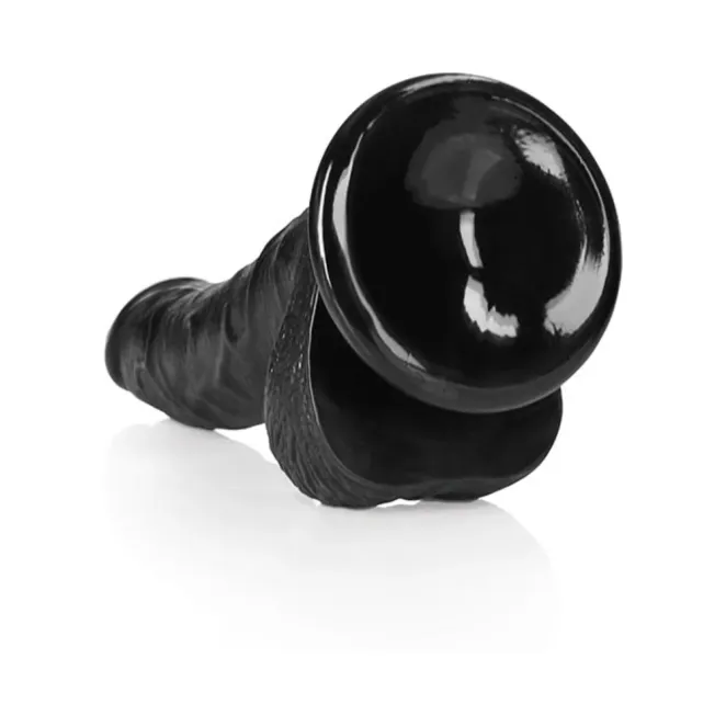 7 Inch RealRock Classic Realistic Dildo Black