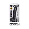 8 Inch Realistic Curved Dildo with Balls Black