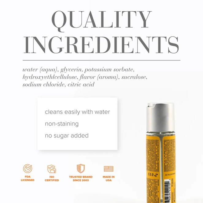 System JO Mimosa Flavored Lubricant 2 oz.