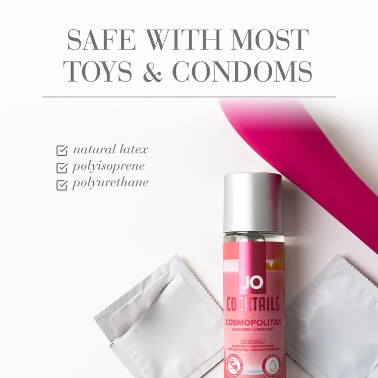 JO Cocktails Cosmopolitan Flavored Water-Based Lubricant 2 oz. (82867) by System Jo | Lubricants | SlipDix.com JO Cocktails Cosmopolitan Flavored Water-Based Lubricant 2 oz. (82867) | SlipDix.com