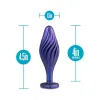 Anal Matrix Silicone Swirling Bling Butt Plug Anal Matrix Silicone Swirling Bling Butt Plug
