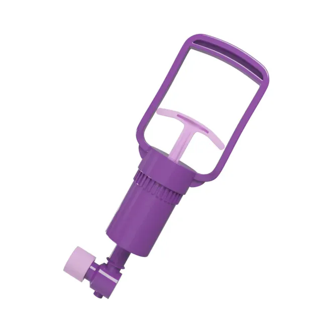 Manual Pussy Pump Silicone Purple