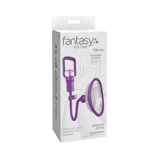 Manual Pussy Pump Silicone Purple