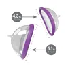 Her Rechargeable Silicone Pussy Pump Kit Purple Her Rechargeable Silicone Pussy Pump Kit Purple