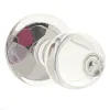 Anal Glass Butt Plug with Rainbow Gem Small Anal Glass Butt Plug with Rainbow Gem Small