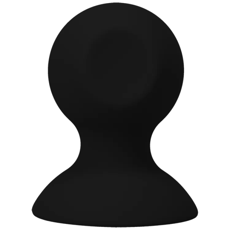 Silicone Nipple Suckers Black Silicone Nipple Suckers Black
