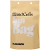 Faux Leather Handcuffs with Velvet Lining Black Faux Leather Handcuffs with Velvet Lining Black