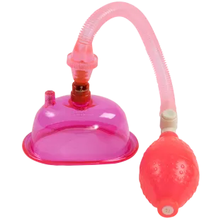 Pussy Pump with Curved Suction Chamber Pink