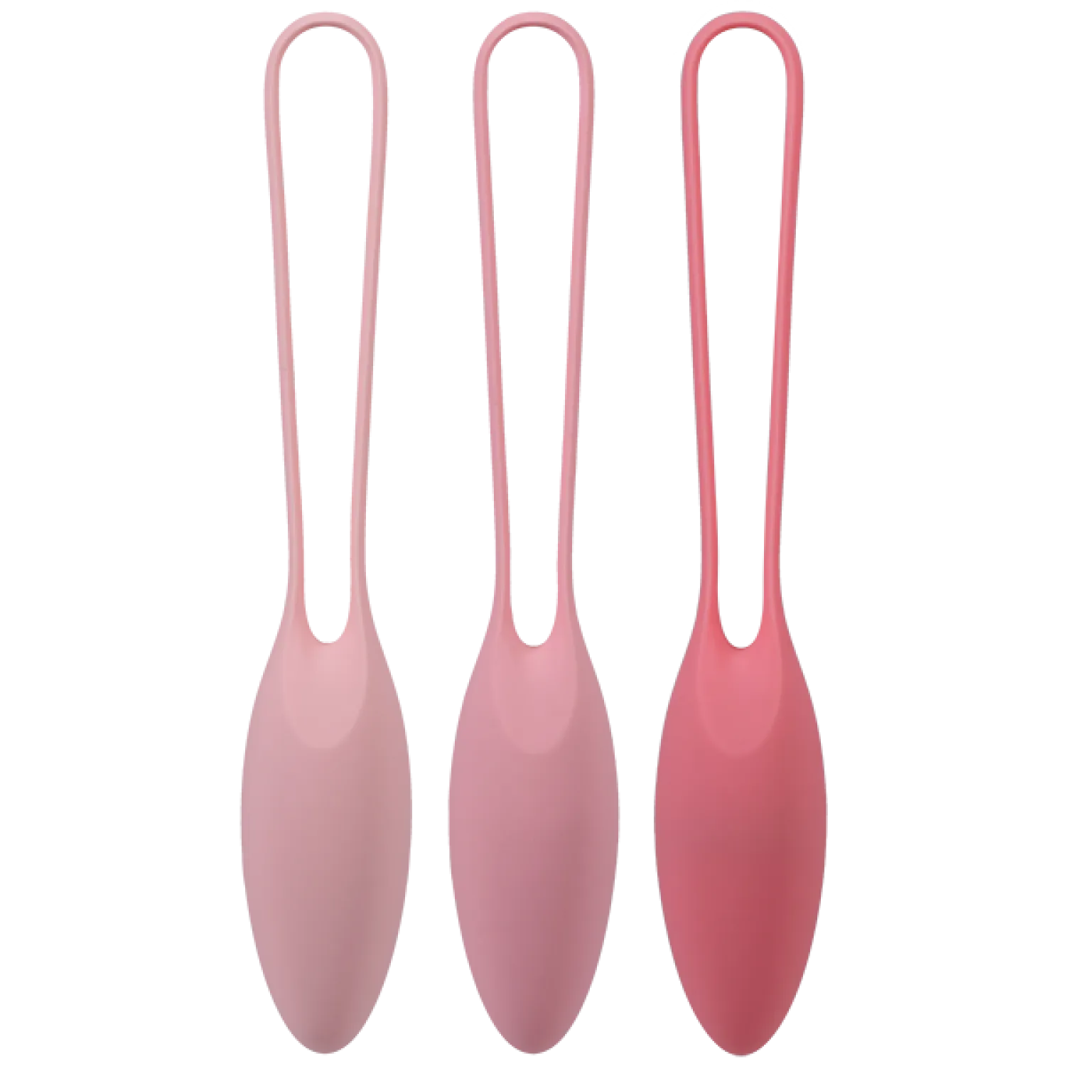 Silicone Kegel Trainer Set 3-Piece Pink