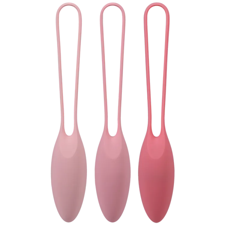 Silicone Kegel Trainer Set 3-Piece Pink Silicone Kegel Trainer Set 3-Piece Pink