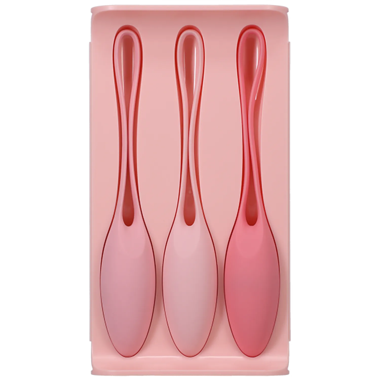 Silicone Kegel Trainer Set 3-Piece Pink