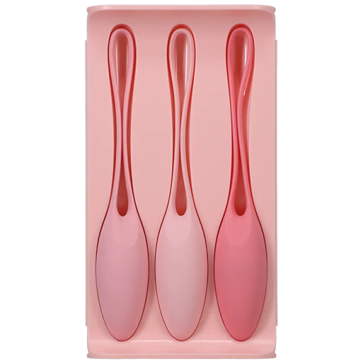 Silicone Kegel Trainer Set 3-Piece Pink Silicone Kegel Trainer Set 3-Piece Pink