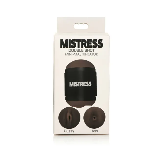 Mistress Double Shot Mini Masturbator Pussy & Ass Dark