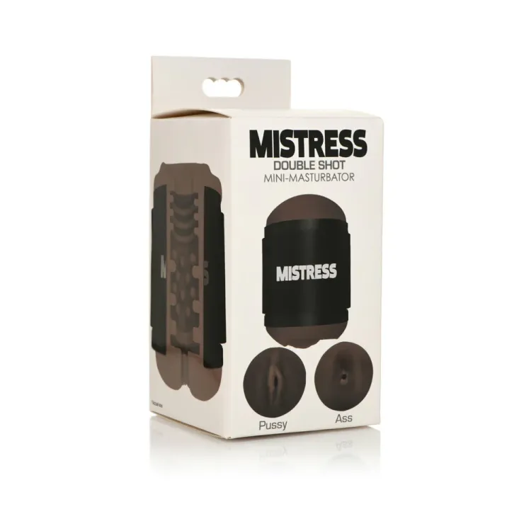 Mistress Double Shot Mini Masturbator Pussy & Ass Dark