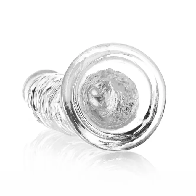 9 Inch RealRock Clear Suction Cup Dildo