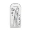 9 Inch RealRock Clear Suction Cup Dildo
