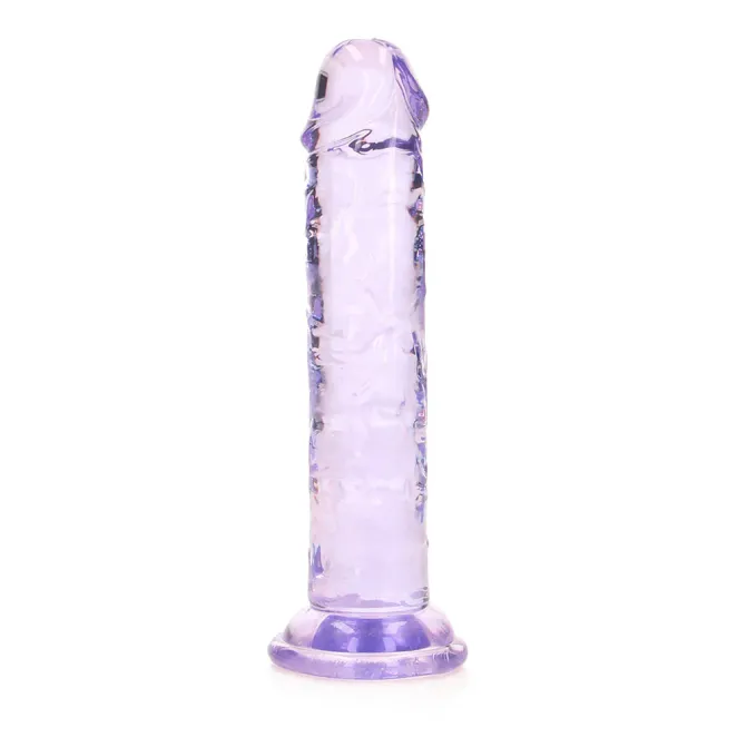 6 Inch RealRock Suction Cup Dildo Purple