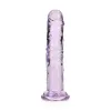 6 Inch RealRock Suction Cup Dildo Purple