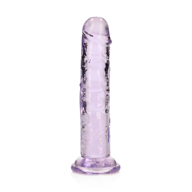 6 Inch RealRock Suction Cup Dildo Purple