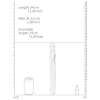 13 Inch RealRock Crystal Clear Dual-Ended Double Dildo Clear