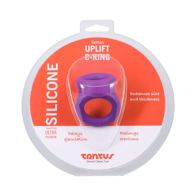 Tantus Uplift Double Cock Ring Cock and Ball Sling Lilac