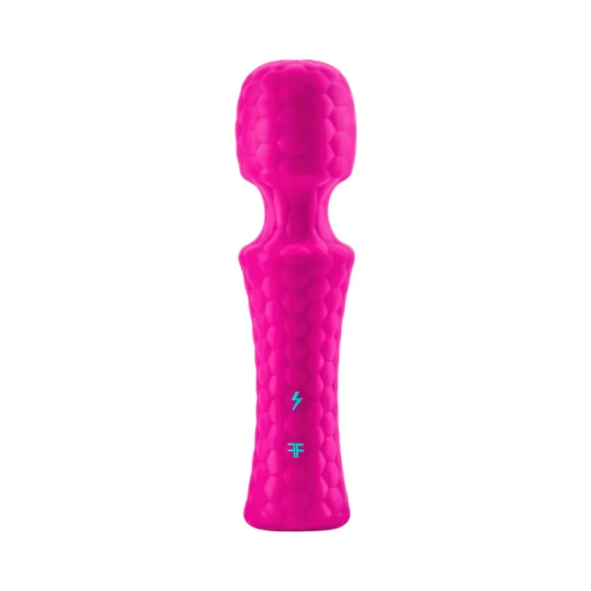 Ultra Wand Mini Textured Vibrator Pink