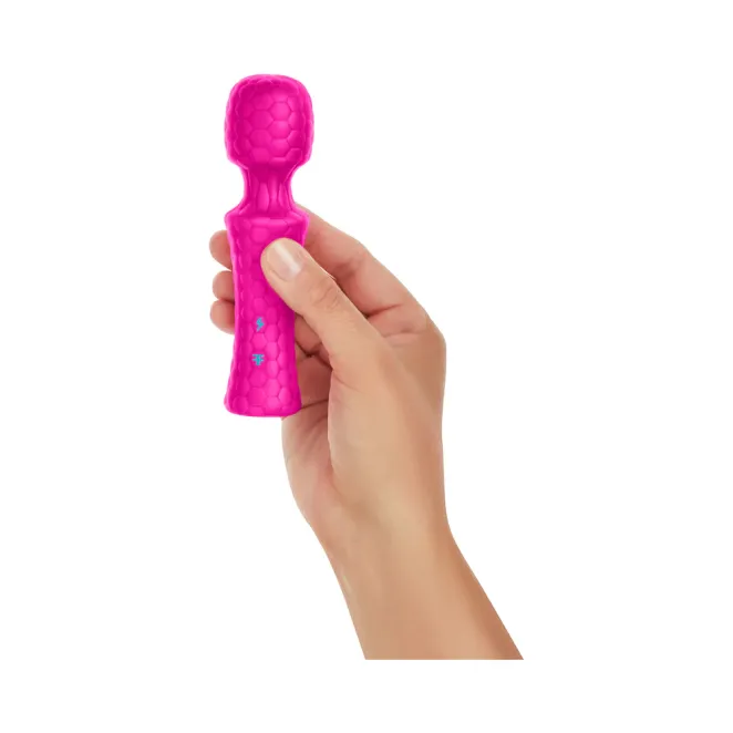 Ultra Wand Mini Textured Vibrator Pink