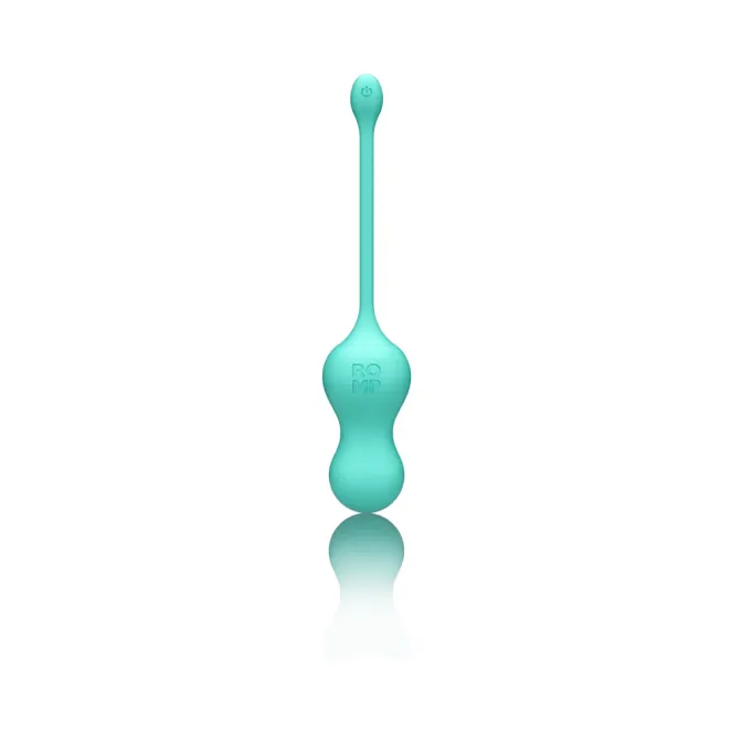 ROMP Cello Remote-Controlled Silicone G-Spot Egg Vibrator Teal